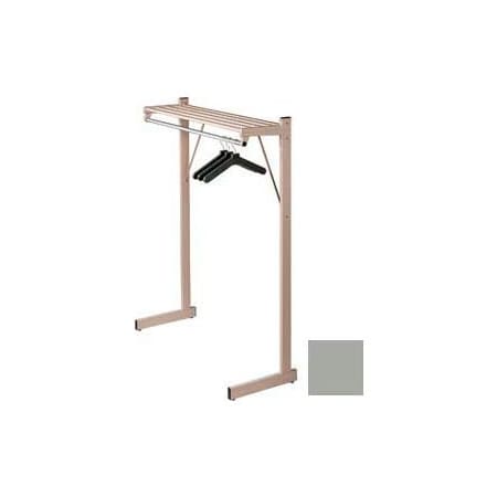 Magnuson Group 48inW Freestanding Coat Rack, Medium Gray DSF4H-MG